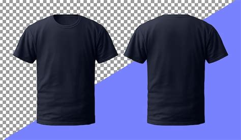 mockup camiseta azul marinho